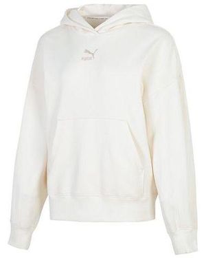 PUMA (Wmns) Classic Oversized Hoodie Tr - White