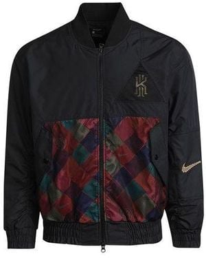 Nike Kyrie Protect Irving Sports Print Basketball Jacket For - Black