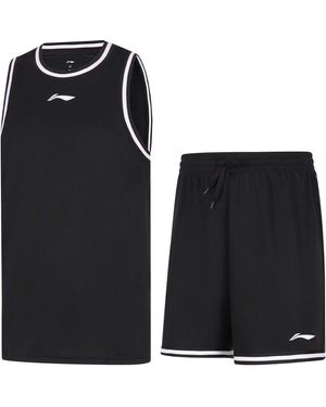 Li-ning Basketball Competition Suits - Black