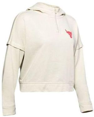 Under Armour (Wmns) X Project Rock Terry Hoodie '' - White