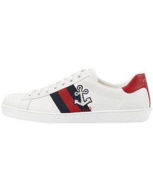Gucci Ace 'Cauliflower' - White