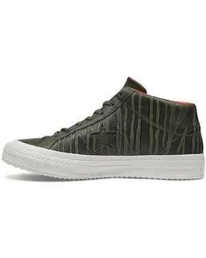 Converse One Star Mid Tops - Brown