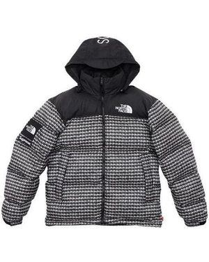 Supreme X The North Face Studded Nuptse Jacket - Grey