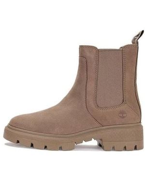 Timberland (Wmns) Cortina Valley Chelsea Boots 'Taupe Nubuck' - Brown