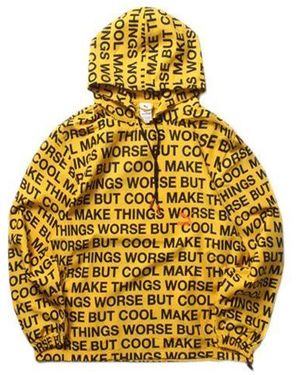 PUMA X Randomevent Aop Windbreaker 'Lemon Chrome' - Metallic