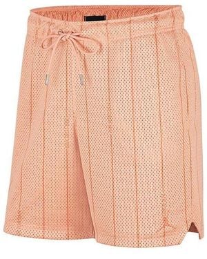 Nike Essentials Solid Color Mesh Sports Shorts Light Madder - Pink