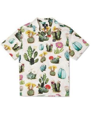 Converse Plant Printed Resort Shirt 'Desert Sand Cactus Multi' - Green