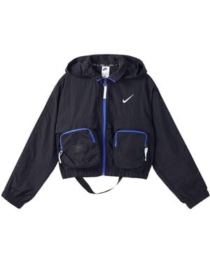 Nike (Wmns) Sportswear City Utility Woven Jacket - Blue