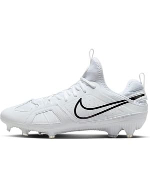 Nike Huarache 9 Varsity Lax Lacrosse Cleats - White