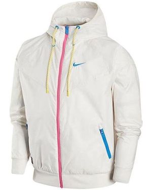 Nike Woven Sports Hooded Windbreaker Jacket - Multicolor