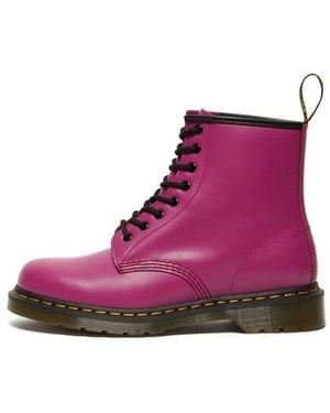 Dr. Martens Dr.Martens 1460 Smooth Leather Lace Up Boots - Purple