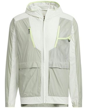 adidas Terrex U Voyg Light Wb Outdoor Sports Hooded Jacket Couple Style Light - Green