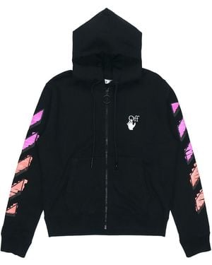 Off-White c/o Virgil Abloh Ss21 Gradient Zipper Classic Jacket Ordinary Version - Blue
