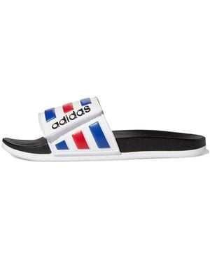 adidas Adilette Comfort Adjustable Slide Royal Scarlet' - Blue