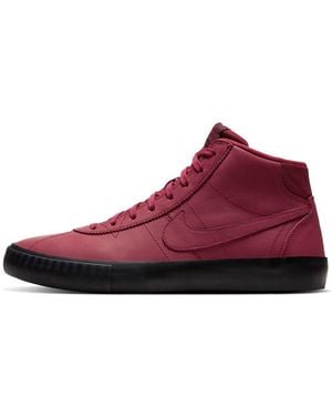 Nike X Leo Baker Bruin High Sb Label' - Red