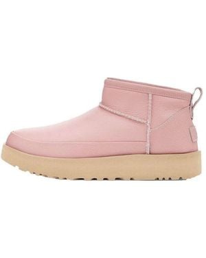 UGG (Wmns) Classic Sugar Ultra Mini - Pink