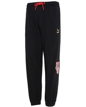 PUMA Logo Joggers - Black