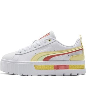PUMA (Wmns) Mayze Fs Interest 'Pale Lemon' - White