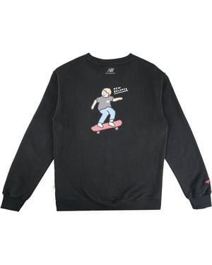 New Balance X Doe Printing Graphic Pullover - Blue