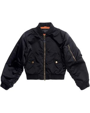 Balenciaga Shrunk Bomber - Blue