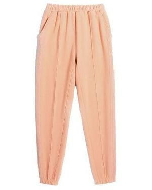 adidas Originals X Ivy Park Crossover Casual Solid Colour Bundle Feet Long Pants/Trousers - Natural