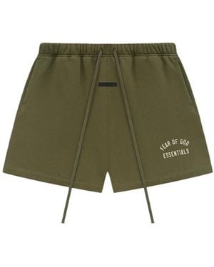 Fear Of God Fleece Soccer Short 'Military' - Green