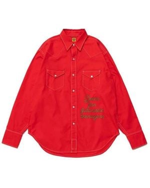 Human Made Western Shirt '' - Red