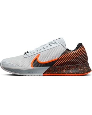 Nike Court Vapor Pro 2 Hc Premium 'Pure Platinum Hyper Crimson' - Brown