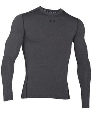 Under Armour Coldgeararmour Compression Crew Shirt - Grey