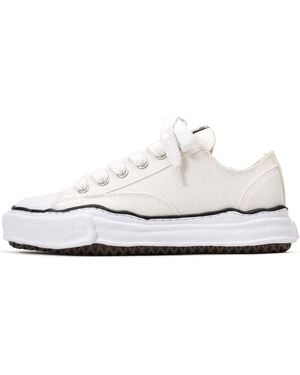 Maison Mihara Yasuhiro Peterson Og Sole Canvas Low ' Cream' - White