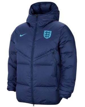 Nike 2022-2023 England Strike Storm Down Jacket - Blue