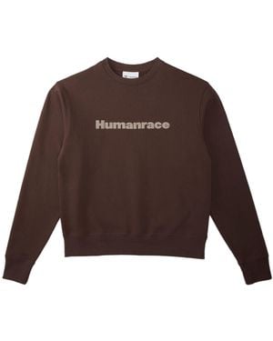 adidas Originals X Pharrell Williams Crossover Casual Breathable Solid Colour Round Neck Pullover Long Sleeves Brown