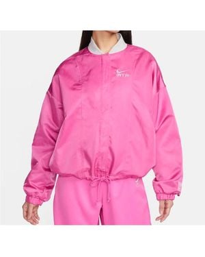 Nike (Wmns) Air Oversized Woven Bomber Jacket - Pink