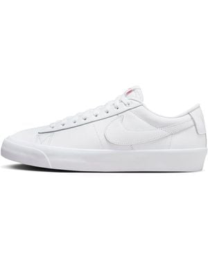 Nike Sb Zoom Blazer Low Pro Gt Iso 'Triple' - White