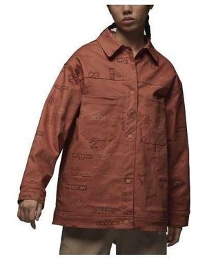 Nike (Wmns) Flight Heritage Jacket 'Light Sienna' - Brown