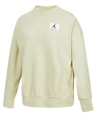 Nike (Wmns) Logoo Loose Knit Round Neck Hoodie - White