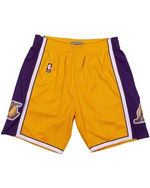 Mitchell & Ness Nba Swingman Shorts Los Angeles Lakers 2009-10 - Yellow
