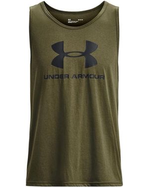 Under Armour Sportstyle Logo Tank - Green