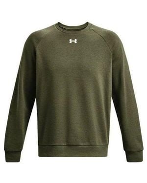 Under Armour Rival Fleece Crew Top - Green