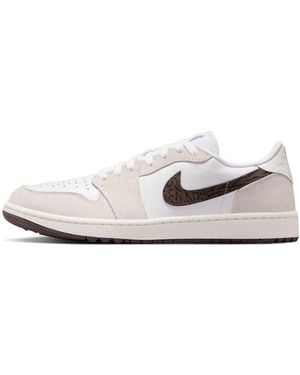 Nike 1 Retro Low Golf 'Light Orewood Elephant' - White