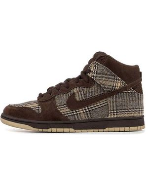 Nike Sb Dunk High Pro 'Tweed' - Brown