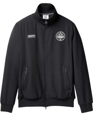 adidas Originals X Spezial Crossover Chest Brand Logo Stand Collar Sports Jacket Black