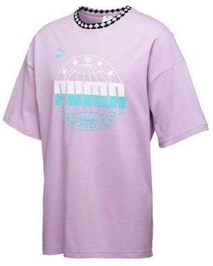 PUMA X Diamond Oversize Tee - Purple