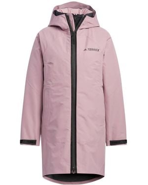 adidas (Wmns) Long Down Jacket - Pink