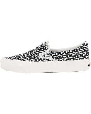 Vans Comme Des Garcons X Og Classic Slip-On 'Cdg Print - White