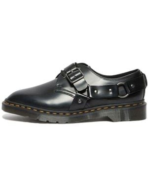 Dr. Martens Henree Polished Smooth Leather Buckle - Black