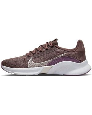 Nike (Wmns) Superrep Go 3 Flyknit Next Nature 'Plum Eclipse' - Brown