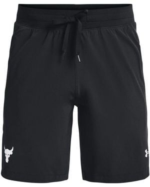 Under Armour Project Rock Snap Training Shorts Asia Sizing - Black