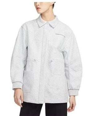 Nike (Wmns) Forward Jacket Asia Sizing 'Light Smoke' - White