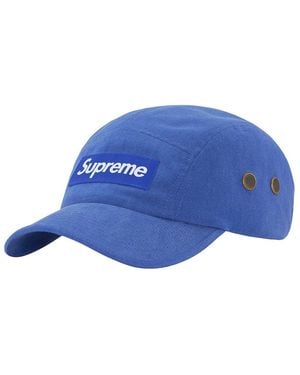 Supreme Brushed Cordura Camp Cap - Blue